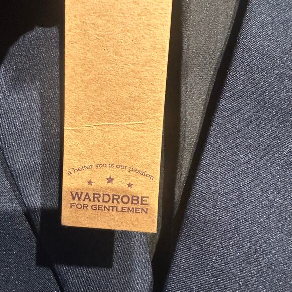 NWT PJ Paul Jones Size Large Blazer Sportcoat Black Pocket Square Office Work - Picture 11 of 15